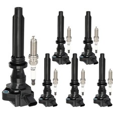 6× Ignition Coils & 6× Spark Plugs For 2014-2020 Land Rover Range Rover Velar