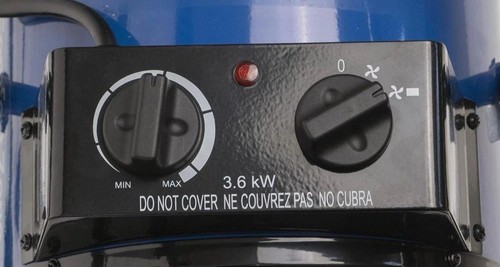 Comfort Zone CZ273 240V INDUSTRIAL ELECTRIC HEATER 240 Volt/3600 Watt - Picture 3 of 5