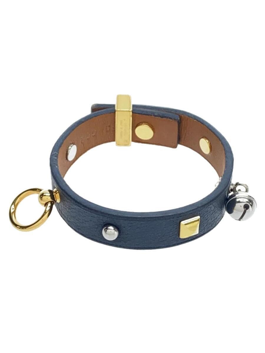 HERMES Black Leather Bangle for Women-image