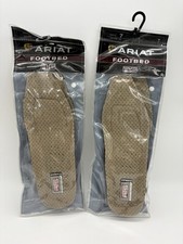 Two Sets of Ariat Men's ATS Square Toe Footbeds Insoles Size 7