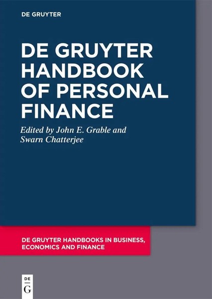 John E. Grable (U. A.) | De Gruyter Handbook Of Personal Finance | Buch (2022)-image