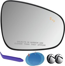 EAP Passenger Side Mirror Glass Compatible with Lexus ES300h ES350 2013-2018,...