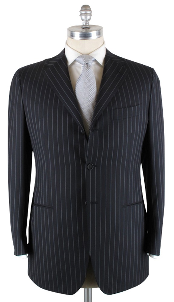 Kiton Navy Blue Suit 44/54 | eBay