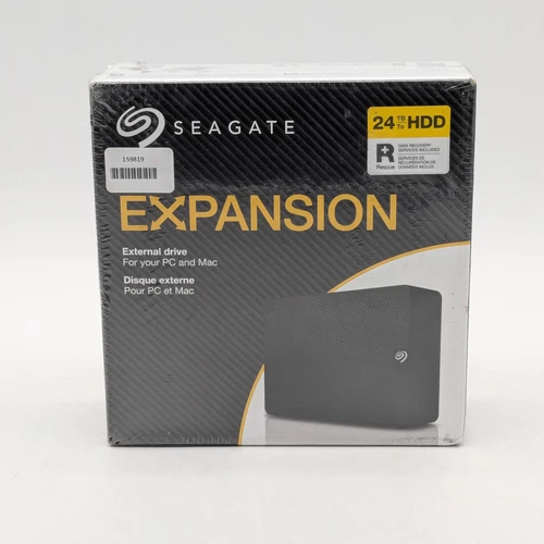 Seagate Expansion 24TB External Hard Drive for PC & Mac | Black | STKP24000400
