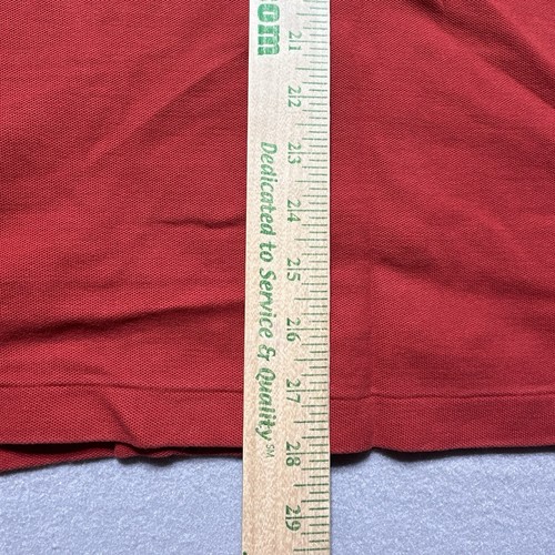 Vintage Patagonia Organic Cotton Polo Shirt Mens Size XL Burnt Orange Rust Color - Picture 6 of 6
