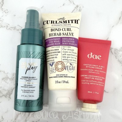 Dae Cactus Fruit Styling Cream + Curlsmith Bond Curl Rehab + Orlando Spray New