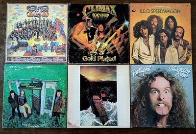 Lot of 6 LPs * G+/VG Condition * Vinyl Records * Iron Butterfly REO Speedwagon +
