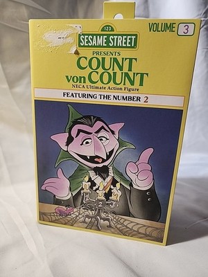 2025 NECA Sesame Street Count Von Count Ultimate Figure Brand New 