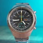 Vintage Seiko “Helmet” 6139-7100 Automatic Chronograph Aug 1977 Suwa Seikosha