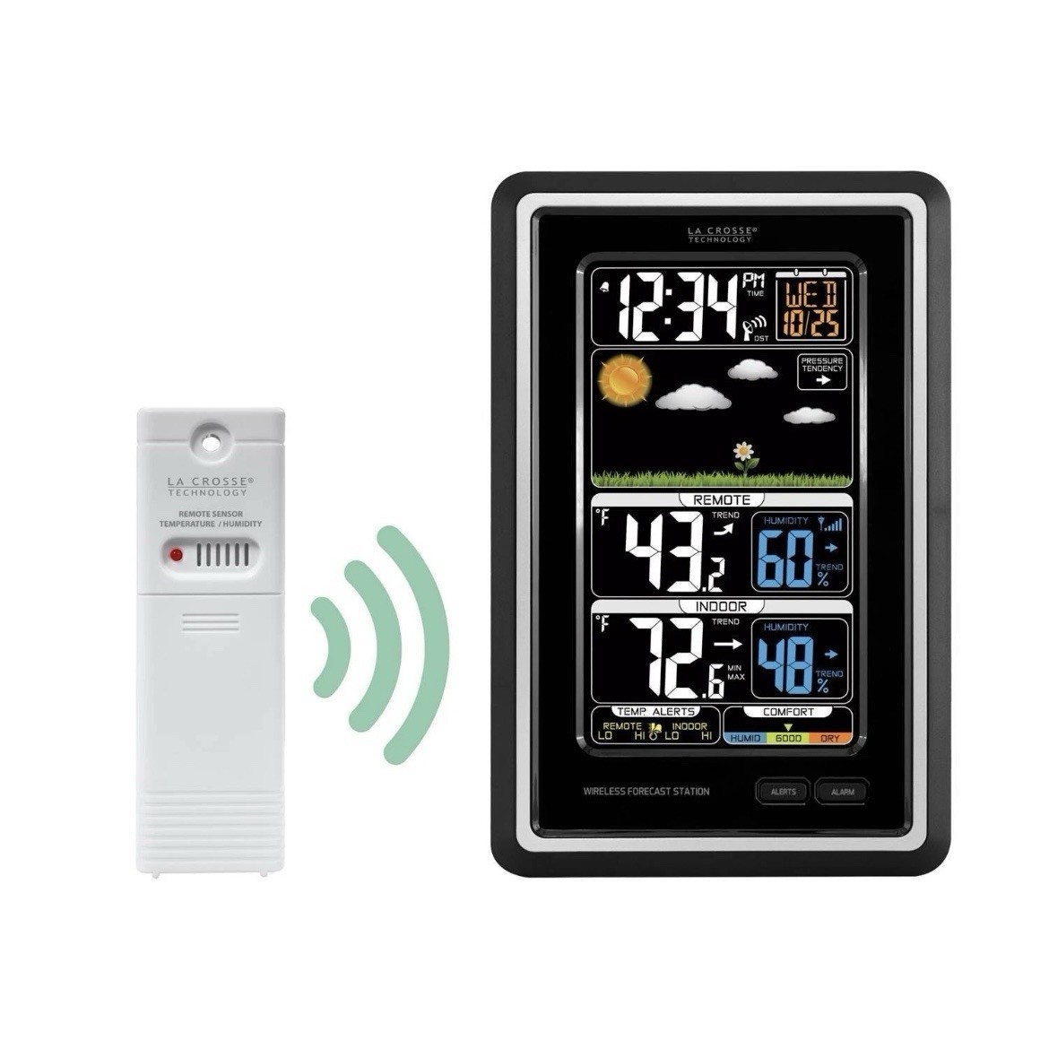 308-1425c La Crosse Technology Wireless Color With Tx141th-bv2