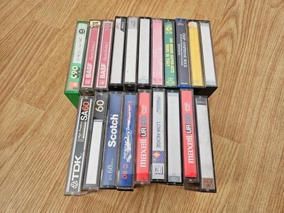 -TDK-BASF-MAXELL-,,,Konvolut verschiedener Audiokassetten - 20 Stück -