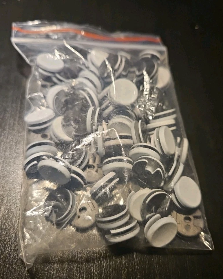 63 PCS 3DS/2DS/XL/LL Replacement Joystick Thumb Pad Cap Plastic Nintendo Models - Image 3 of 4