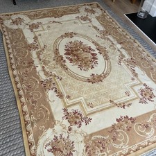 Laura Ashley Aubusson Rug Gold 227cm x 155cm