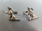 Rare Vintage Fenwick & Sailors Naked Lady Sterling  Silver Cuff Links — photo 4