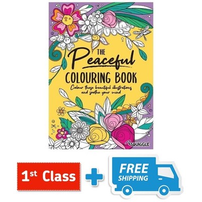 The Peaceful Advanced Colouring Activity Book Teenagers and Adults Relaxation.