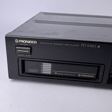 Pioneer PD-M411 6 Disc CD Changer Player With Cartridge TESTED WORKS