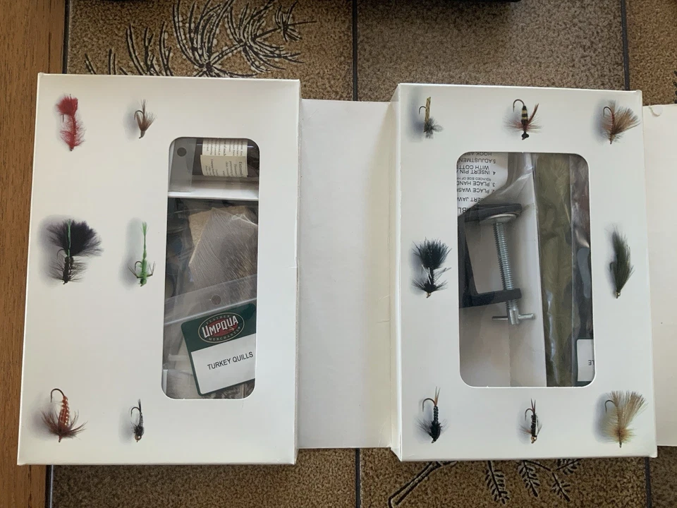 Umpqua Deluxe Fly Tying Kit Fly Fishing w/ Tools, Materials, Hooks, Vise, Instr. - Image 3 of 4