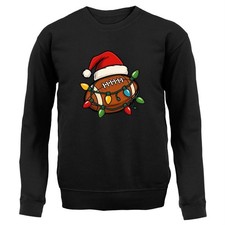 American Football Christmas - Kids Hoodie / Sweater - Love Xmas Player Bowl Fan