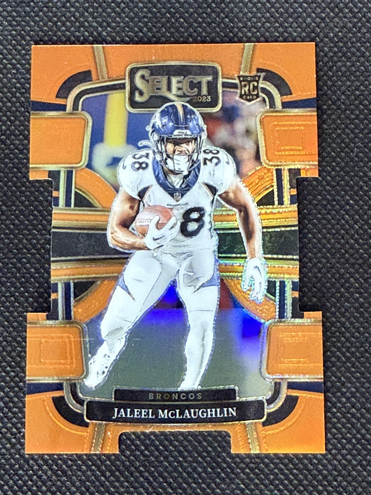2023 Select #32 Jaleel McLaughlin Orange Prizms Die Cuts /499 Color Match!!