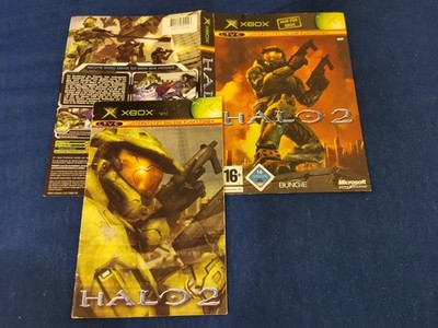 Microsoft Xbox Classic Halo 2 Anleitung und DVD Cover