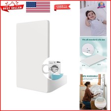 Enhanced Comfort Crib Mattress Topper - Plush Silicone Foam, Fits Toddler Beds