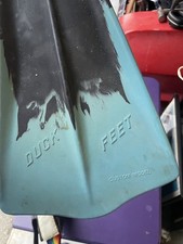 Vintage original voit duck feet fins XL
