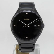 RADO Watch 115.0238.3 True Diamonds Quartz Black40mm High-Tech Ceramic Titanium