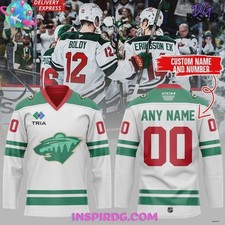 Personalized Minnesota Wild Uniform 2025 Hockey Shirt Unisex Fit 