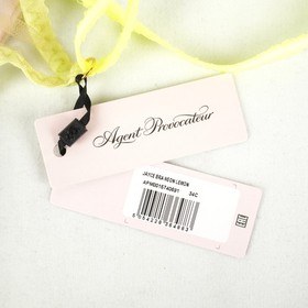 Agent Provocateur Jayce Bra & Thong In Neon Lemon (Set of 2) - W Size 34C & 3