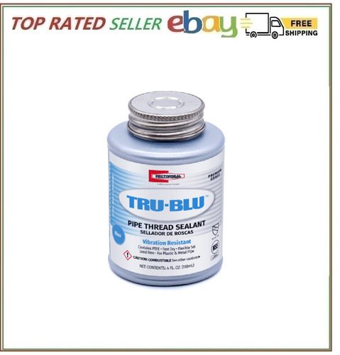 RectorSeal Tru Blu 31631 Pipe Thread Sealant Fast Dry PTFE Enriched Plumbing