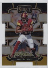 2023 Panini Select Concourse Black & Gold Prizm Die-Cut Terry McLaurin #99 12u8