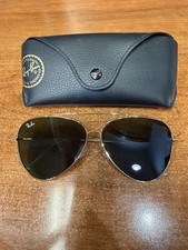 Ray-Ban Aviator Reverse Sunglasses RB R0101S 001/Vr Gold Frame Green Lens 62mm