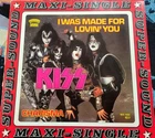 KISS I WAS MADE FOR LOVIN YOU RED VINYL 12 INCH GERMAN IMPORT LP MAXI-SINGLE