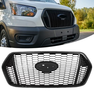 For Ford Transit T150 T250 T350 2020-2022 Front Upper Grille Full Matte Black