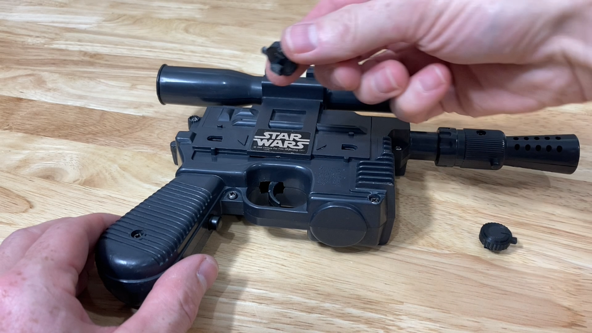 3.75'' Star Wars Lightsaber Blaster Jetpack Knapsack Helmets Accessory Rare - Foto 6