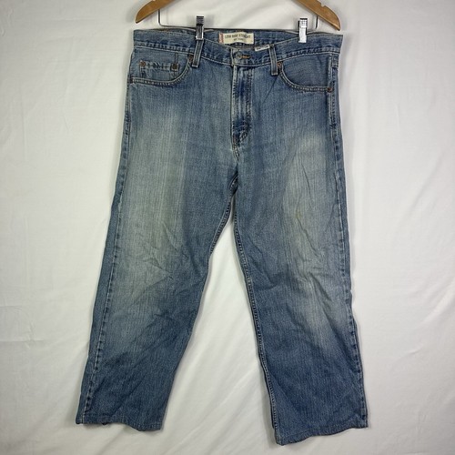 Levi's 529 Jeans Men's 34x30 Blue Light Denim Relaxed Low Rise Straight Vintage