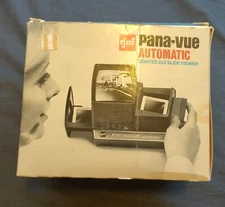 Vintage GAF® Pana-vue® Automatic Lighted 2x2 Slide Viewer in Box - Tested