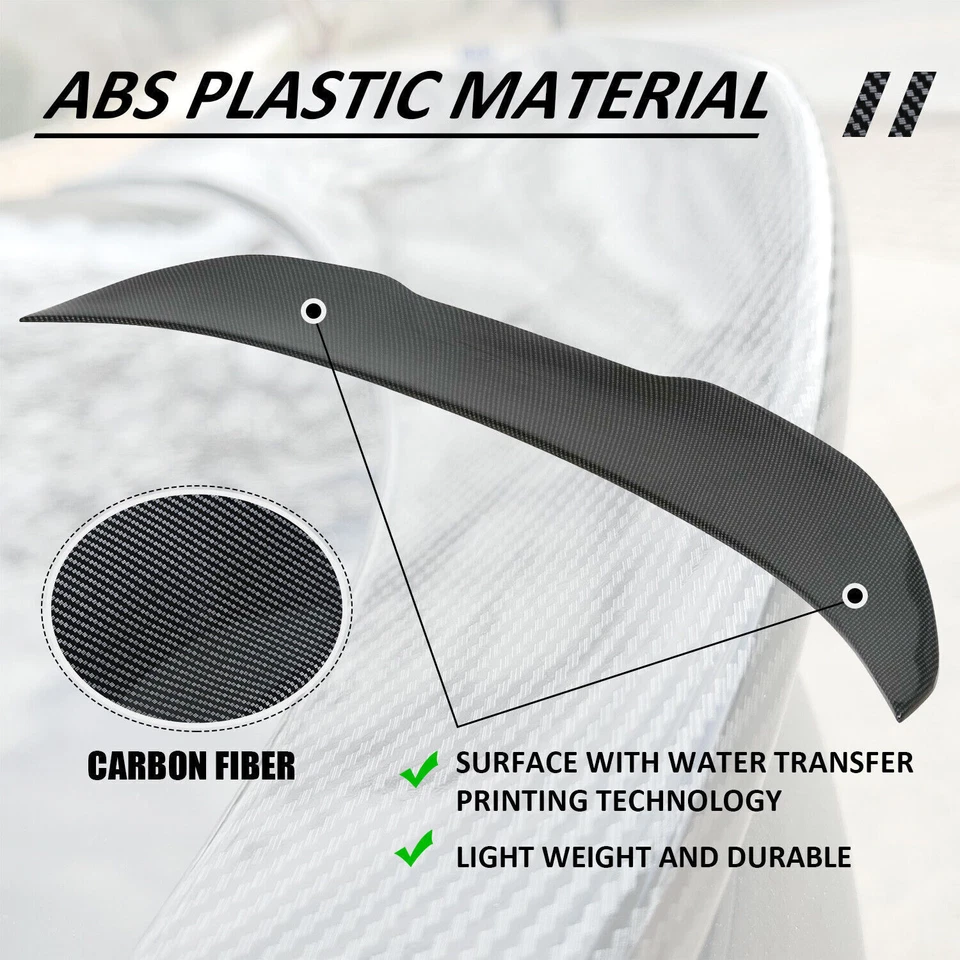 ALERÓN MALETERO FIBRA CARBONO HIGHKICK ESTILO PSM PARA BMW F30 330I 335I F80 M3 12-18 Foto 4 de 4