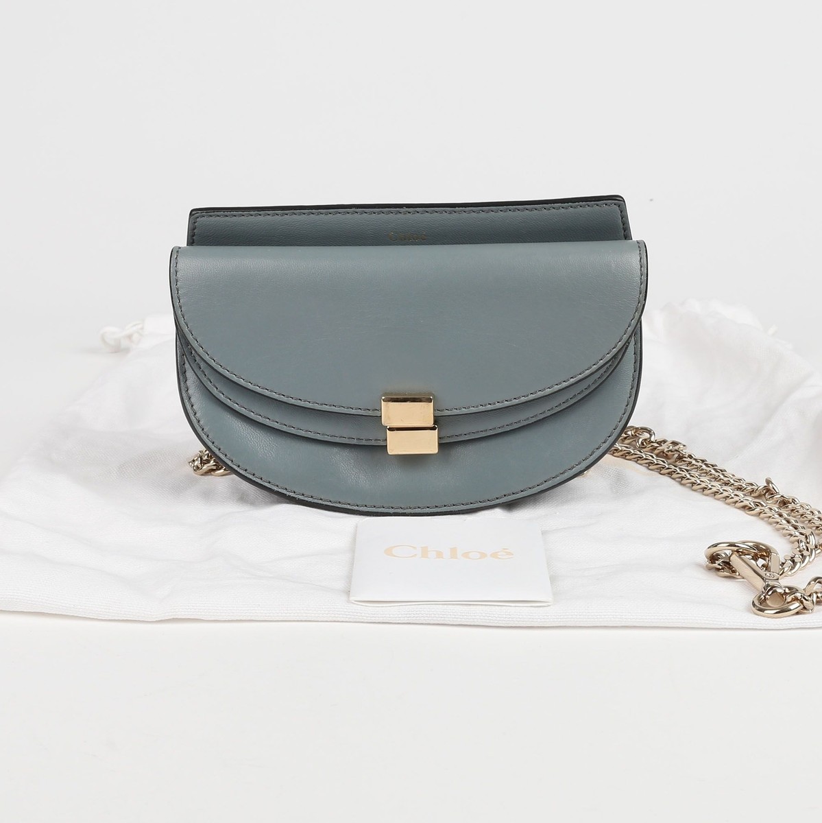 chloe■ダークグリーン レザー ジョージア チェーンベルトバッグ s-l400.jpg