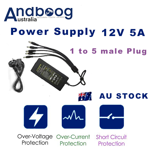 AC 240V to DC 12V 2A/5A Power Supply Adapter Transformer for Led Strip CCTV Came - Picture 8 of 8