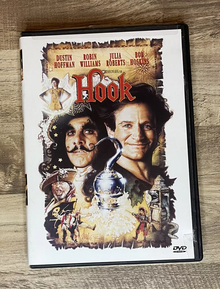 Hook (1991) Dustin Hoffman as Captain Hook and Robin Williams as