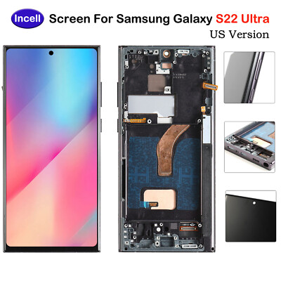 Incell For Samsung Galaxy S22 Ultra 5G SM-S908W/U LCD Display Screen Replacement