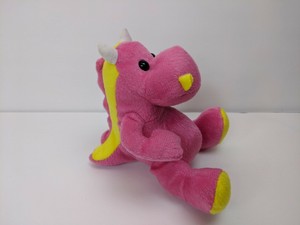 pink dragon plush toy