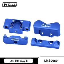 GPM 7075 Alloy Front Bulkhead & Rear Pin Mounts LOSI 1/24 Micro-B / 1/28 Micro-T