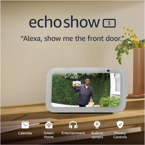 Amazon Echo Show 5 (3rd Gen) Smart Display Speaker w/Alexa Charcoal/Blue/White - Picture 18 of 23