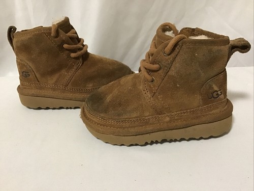 UGG Neumel II 1017320T Zipper Boots Toddlers Size 7 Chestnut EUR 23.5/UK 6…..R81 - Picture 2 of 8