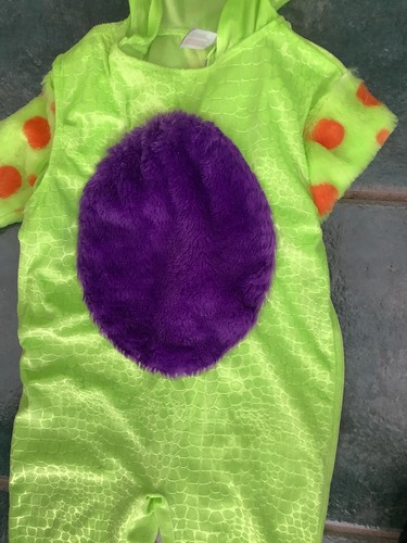 Tu fancy dress age 1/2 years one eye character vgc world book day bright green - Picture 4 of 6