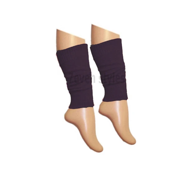 LEG WARMERS 80S DANCE FANCY DRESS RAVE GIRLS LADIES NEON COLOURS BALLET TUTU - Image 3 of 4