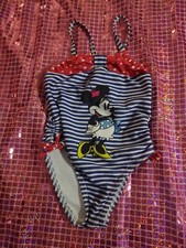 Retro Disney Minnie Mouse Bathing suit For Infant Toddler 18 Months Polkadot