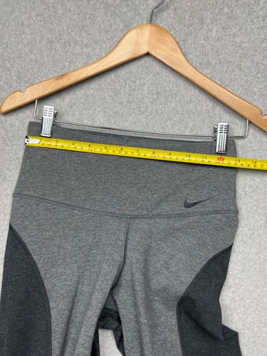 Nike Womens Sculpt Victory Tight Fit High Rise Full Length Size M Gray Black - Picture 6 of 11